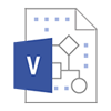 أيقونة Microsoft Visio